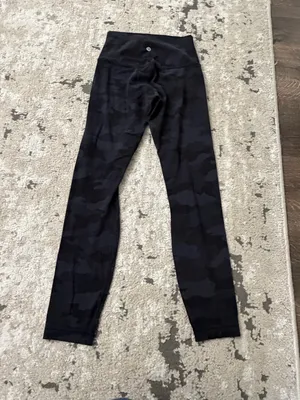 Lululemon Align Pant 25" Size 4 - Heritage 365 Camo Deep Coal Multi thumbnail 3
