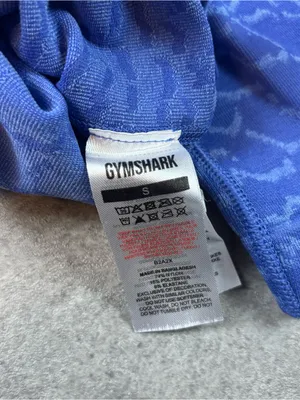Gymshark Women’s Shorts Blue 8” Inseam Size Small High Waist thumbnail 4