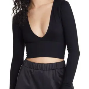 Urban Outfitters Going Out V Neck Crop Top thumbnail 1