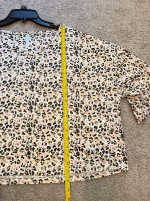Animal print pajamas set 2X Pink thumbnail 9