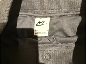 Nike Gray Ribbed Knit Shorts thumbnail 2