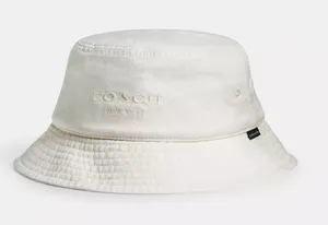 Coach Denim Bucket Hat UNISEX NEW thumbnail 1