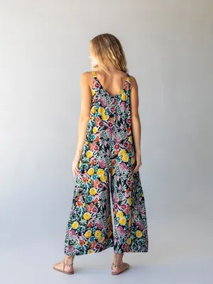 Natural Life Chelsea Jumpsuit Floral XL thumbnail 4
