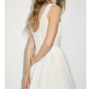 ZARA White Mini Dress thumbnail 7