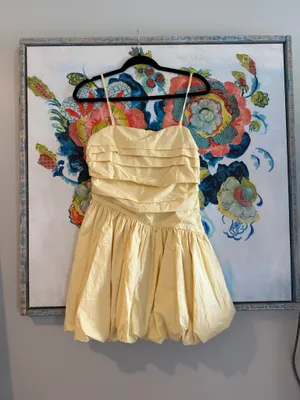 Yellow Mini Dress thumbnail 2