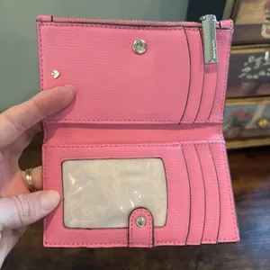 KATE SPADE NEW YORK Spencer Small Slim Bifold Wallet Pink thumbnail 4