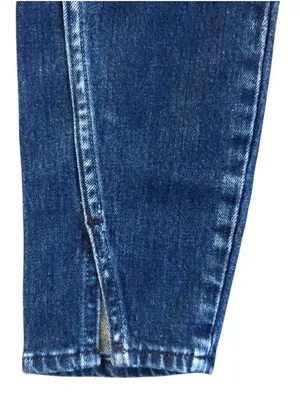 AMO Twist Dark Vintage Blue Wash Women Mid Rise Ankle Jeans Size 25 NWOT thumbnail 8