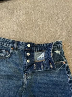 H&M Midi Denim Shorts thumbnail 3