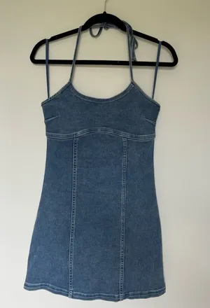 Aerie Denim Dress thumbnail 1