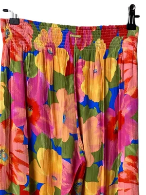BILLABONG Wide-Leg Open Side Floral Print Pants thumbnail 3