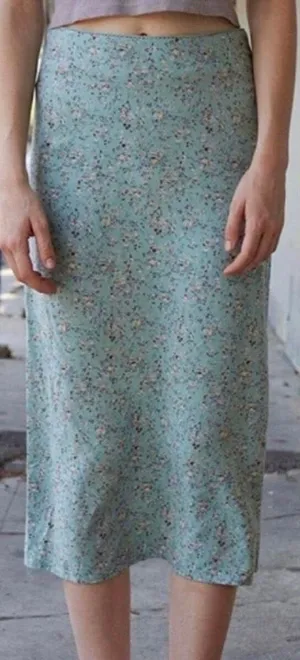 Brandy Melville Floral Midi Skirt thumbnail 1