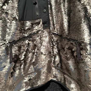 Free People Movement Hit The Slopes Sequin Jacket Shadow Combo Large $298 NWOT thumbnail 3