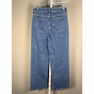Free Assembly Full Wide Straight‎ High Rise Jeans Medium Wash Size 6 thumbnail 5