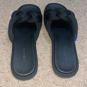 ROTHY'S The Summer Sandal‎ Braided Slide Black 10.5 thumbnail 5