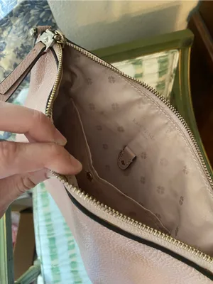 Kate Spade light pink leather crossbody purse thumbnail 3