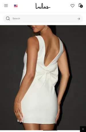Lulus Blissfully Beaming White Sleeveless Bow Mini Dress thumbnail 2