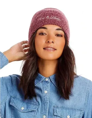 Rag & Bone Women's Wool Blend Heritage Beanie Winter Hat Burgundy $165 thumbnail 1