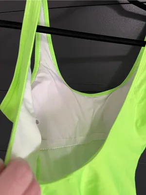 Neon 80’s One Piece Work Out Leotard Costume Bodysuit Women’s Sz S EUC thumbnail 3