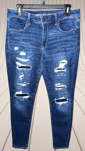 American Eagle Next Level Distressed High-Waisted Jeggings thumbnail 1