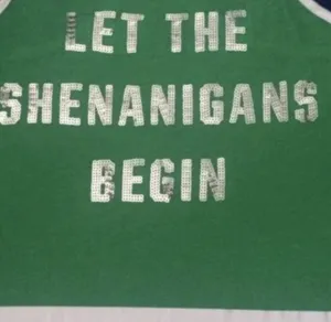 Victorias Secret PINK Bling St Patrick's Day Tank Top thumbnail 7