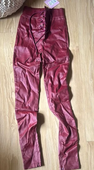 Showpo Quick Question Pants Red Size 0 thumbnail 1