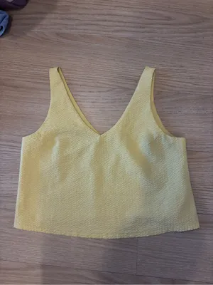 Vuori Villa Textured Crop Tank Top thumbnail 3