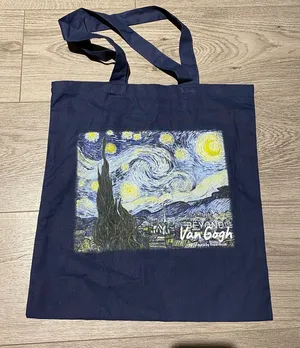 Van Gogh Starry Night Tote Bag - Blue thumbnail 1