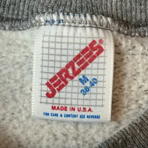 Vintage jerzees handprinted beaded art deco made usa sweatshirt size medium thumbnail 2