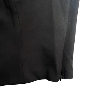 Abercrombie & Fitch Sweetheart Corset Solid Crop Top Black Long Sleeve Size S thumbnail 4