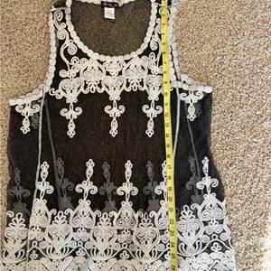 Lily by Firmiana Lace Embroidered Top Lingerie Size 2X Sheer Sexy Camisole U6 thumbnail 8