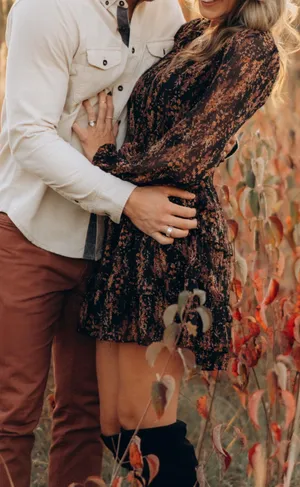 Fall dress Brown thumbnail 2