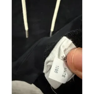 MATE the Label Women Hoodie XS Black Organic Cotton Raglan Pullover thumbnail 5