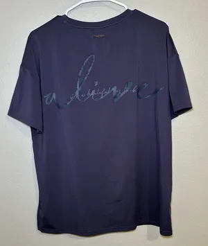 Gymshark x Whitney Simmons Alive Purple Short Sleeve T Shirt Women’s Size Medium thumbnail 1