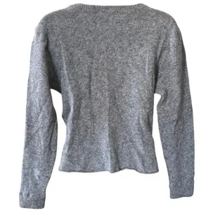 Reformation 100% Cashmere Sweater Sz S Gray Neutral Quiet Luxury Classic Winter‎ thumbnail 2