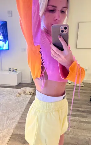 Boutique Crop Top Orange thumbnail 3