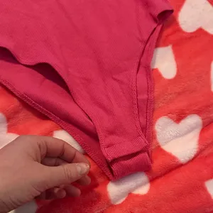 Zara Pink Ruffled Sleeve One Piece thumbnail 4