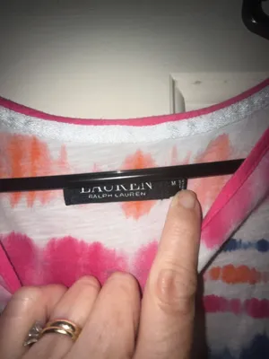 Lauren Ralph Lauren Tie-Dye T-Shirt Dress Size M thumbnail 2