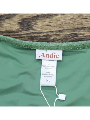 NWT Andie Womens Low Waist Classic Bikini Swim Bottom AB530 Eucalyptus Green XL thumbnail 6