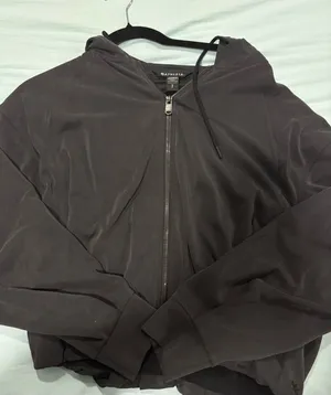 Athleta Soft Stream Zip-Up Hoodie Gray thumbnail 1