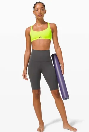 Lululemon Free to be Bra Wild Peak *Light Support, A/B Cup Highlight Yellow 6 thumbnail 6