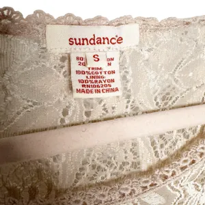 Sundance Ivory Lace Flare Dress Size S thumbnail 3