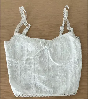 Aeropostale Top Tank Cropped White thumbnail 3