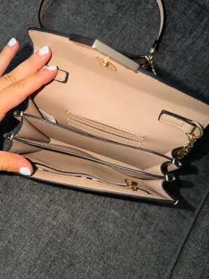 Beige Adjustable Crossbody Clutch Tan thumbnail 2
