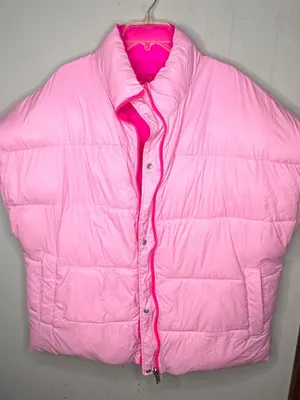 UGG Reversible Pink Puffer Vest thumbnail 10