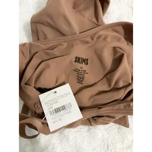 Skims Ochre Tan Seamless Sculpt Brief Support Shapewear Bodysuit L/XL thumbnail 6