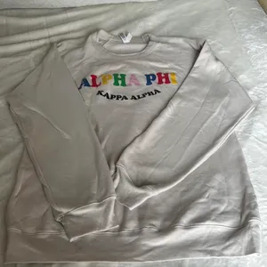 Alpha Phi Tan Sweatshirt Size L thumbnail 2