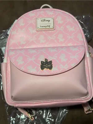 Loungefly Disney The Aristocrats Marie Bows All over Print Mini Backpack thumbnail 2