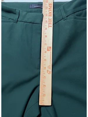 White House | Black Market Dark Green Dress Pants - Size 10, Made in Jordan, Tailg thumbnail 4