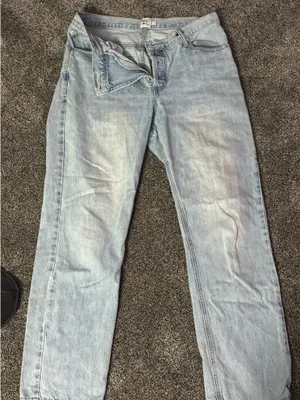 Princess Polly Crossover Jeans thumbnail 1