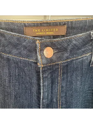 The Limited Women's Dark Blue Flared Jeans Size 12 thumbnail 3